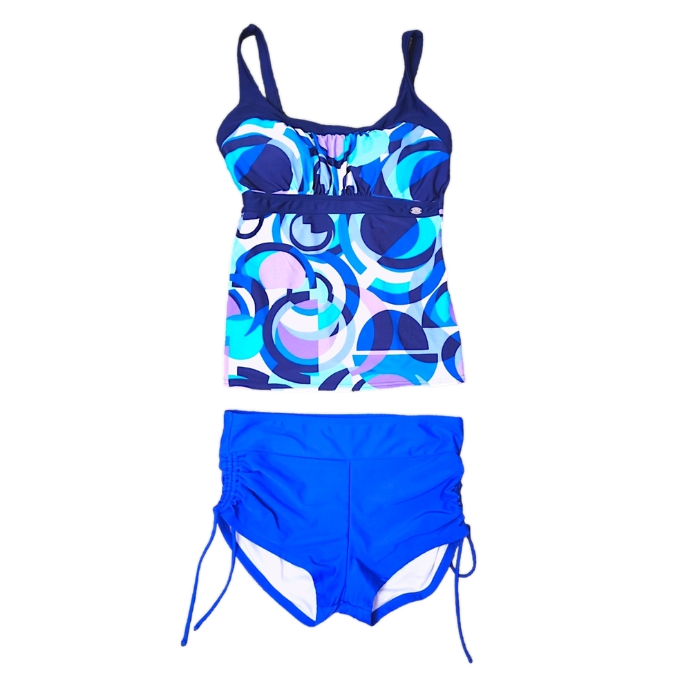 Stylish Blue and Purple Women's Bikini Set